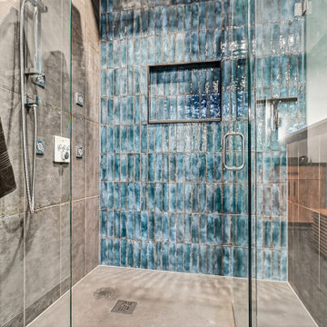 Midnight Eclipse Basement Bathroom