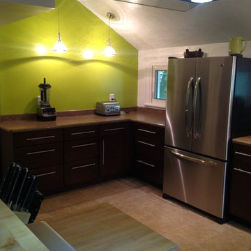 Lime Green Kitchen