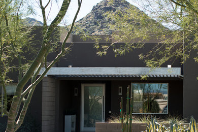 Example of a trendy exterior home design in Phoenix