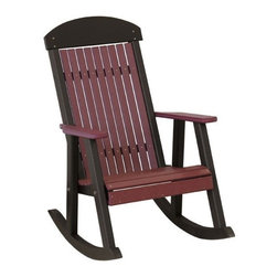 Classic Traditional Poly Rocking Chair - Outdoor Rocking Chairs