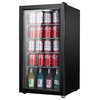 Equator SLIM 18in Freestanding Beverage Refrigerator 3.2 cf 117 cans 110V Black