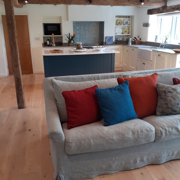 Cumbrian Farmhouse Interior Kitchen Living Room