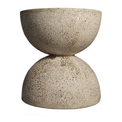 Zachary A. Design Lightweight Fiberglass Outdoor Furniture - Outdoor Side Tables