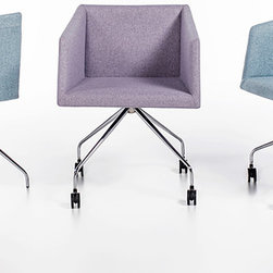 Box Swivel Armchair by B&T - Dining Chairs