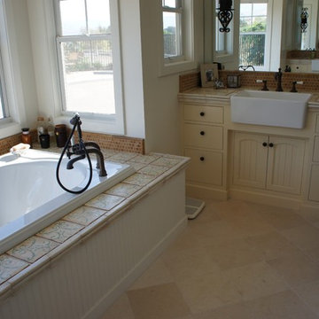 Handmade ceramic tile