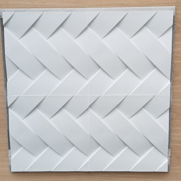 Decorative 3D plaster and concrete panels