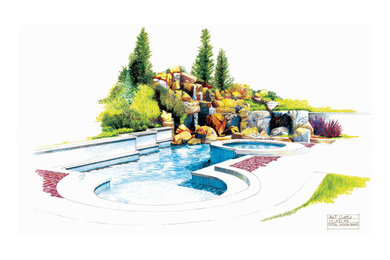 MDL Landscape Architects pool concept