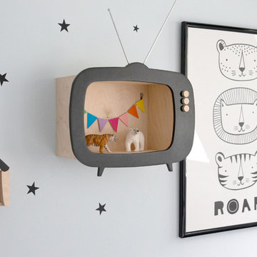 Spiel- und Schlafzimmer für Zwillingsjungs