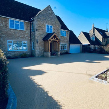 New Resin-bound Driveway and Indian Sandstone Patio, Kirtlington, Oxfordshire