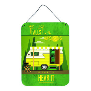 Retro Camper Camping Wander Wall Door Hanging Print Southwestern Outdoor Wall Art By The Store