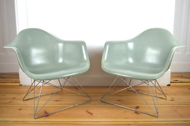 Original Fiberglas Armchairs aus dem Entwurf von Charles Eames