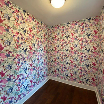 Wallpaper installation Basement in Newtown Square