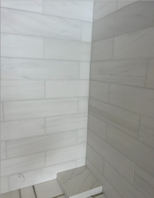 Honed marble backsplash with polished quartz?