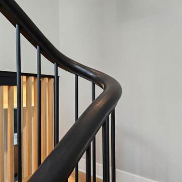 Project #115 | Staircase with Continuous Rail System Without Newels