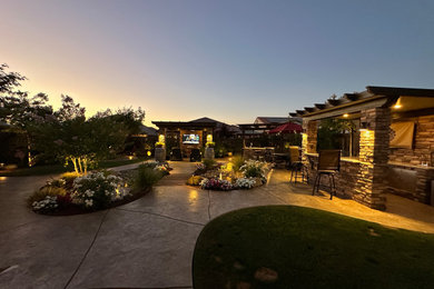 Example of an exterior home design in Other