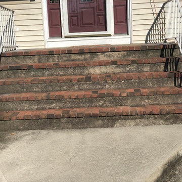 Front Steps Stone Veneer