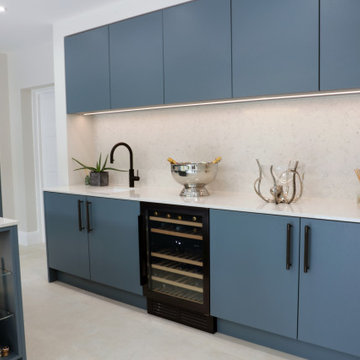 Beautiful in Blue - Kitchen project