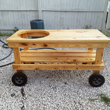 Custom Smoker Egg Cart