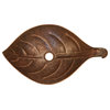Leaf Vessel Hammered Copper Sink, Drain & Accessories