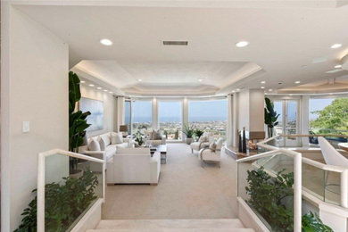 Example of a trendy home design design in Orange County
