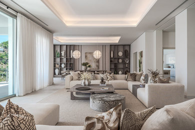 Living room - modern living room idea in Other