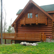 Log home color ideas