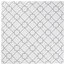 SomerTile Sevillano Giralda Ceramic Wall Tile, Case of 25, White