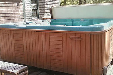 Hot tub, and spa removal