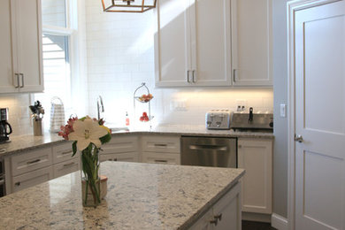 Transitional kitchen photo in Cedar Rapids