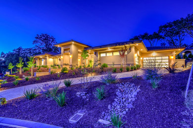 Inspiration for a contemporary home design remodel in Sacramento
