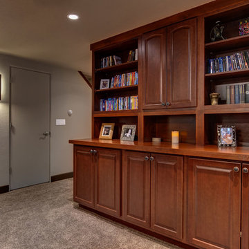 Basement Built-in Bookselves