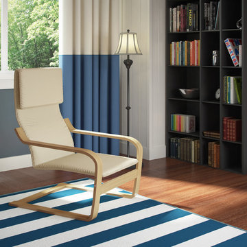 Aquios Bentwood High Back Armchair