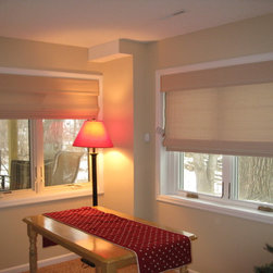 West Des Moines - Window Treatments - Roman Shades