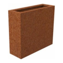 Corten Steel Andes Trough - Outdoor Plant Pots & Planters