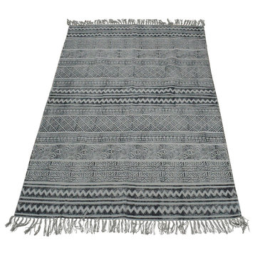 Indian Cotton Rugs, 4"x6"