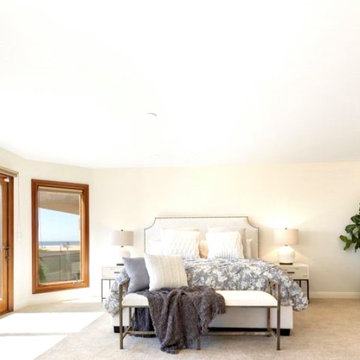 Luxury home staging CA beachside home