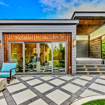 Birdie Dr | Paved Patio Design | Landscape Architect