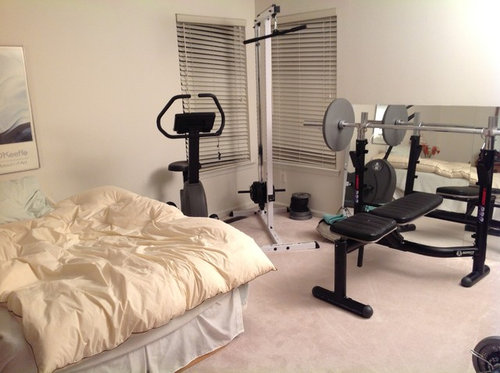 Need decorator ideas for a guest bedroom/ workout room