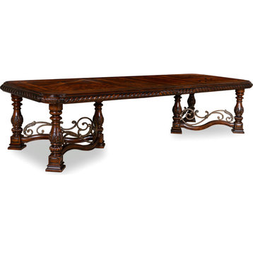 Valencia Trestle Dining Table - Tuscan
