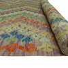 Hand-Woven Sangat Kilim Makenzie Purple/Orange Rug, 8'2x11'4