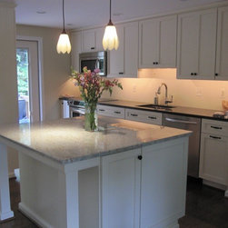 Tulip Pendant Shades - French Vanilla and Green - Pendant Lighting