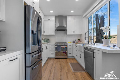 Kitchen - modern kitchen idea in Orange County