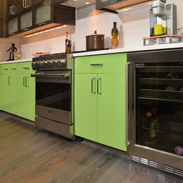 Retro Modern Kitchen Design - Vail Colorado