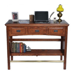 Mission Library Desk/Drafting Table - Home Office Furniture