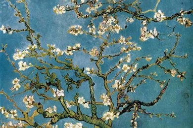Blühende Mandelbaumzweige - Vincent van Gogh