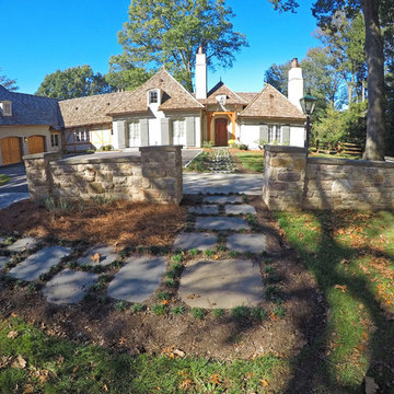 Natural Stone Outdoor Living Area