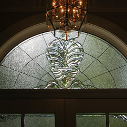 Elegant Entry transom - Stained Glass Panels