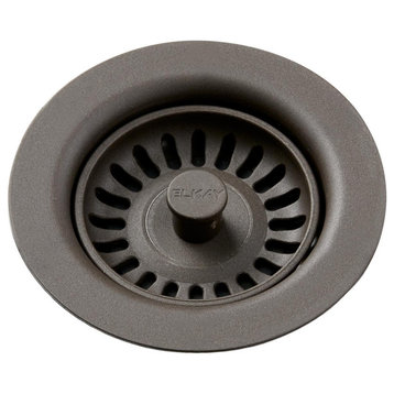 LKQS35CN Drain Fitting with Removable Basket Strainer and Stopper Chestnut