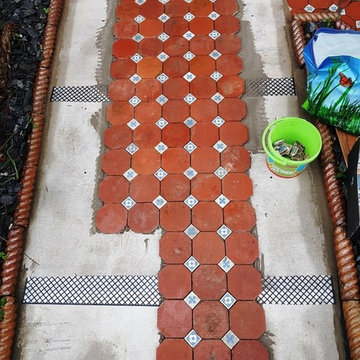 Damaged Victorian Tiled Path Rebuilt in Cardiff