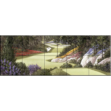 Tile Mural, Golf 11 by Douglas Laird